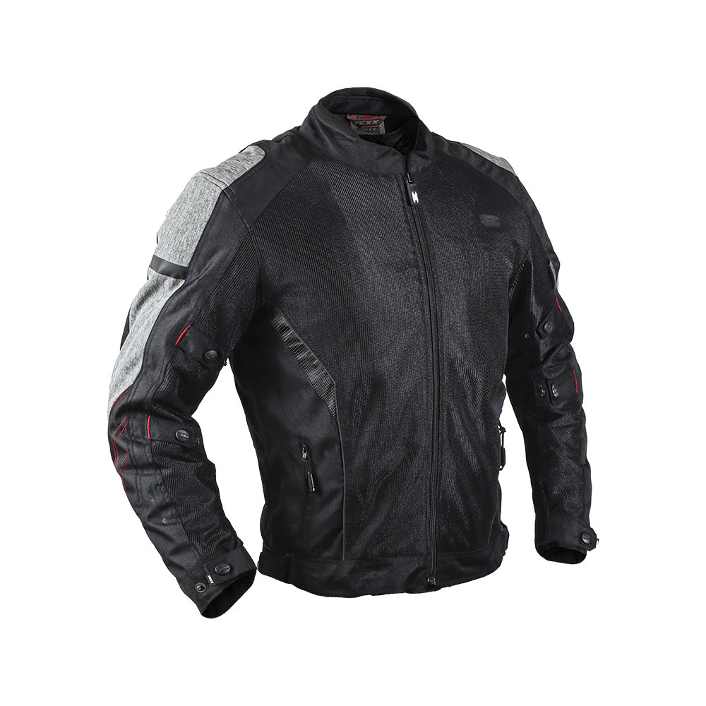 Jaqueta Texx Saga Four Season V2 Masculina Preta Cinza