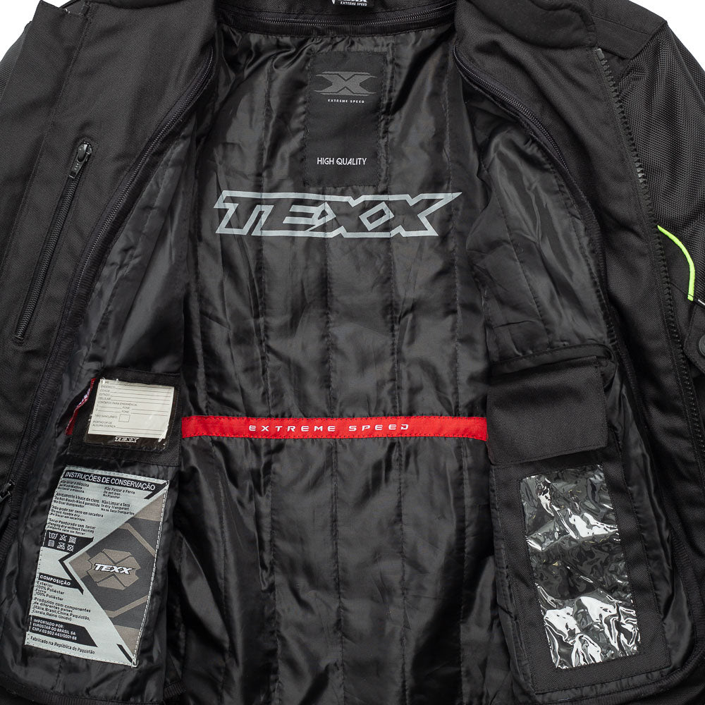 Jaqueta Texx New Strike V2 Masculina Preta Verde