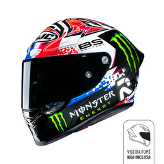 Capacete Hjc Rpha 1 Quartararo Le Mans Monster Moto GP
