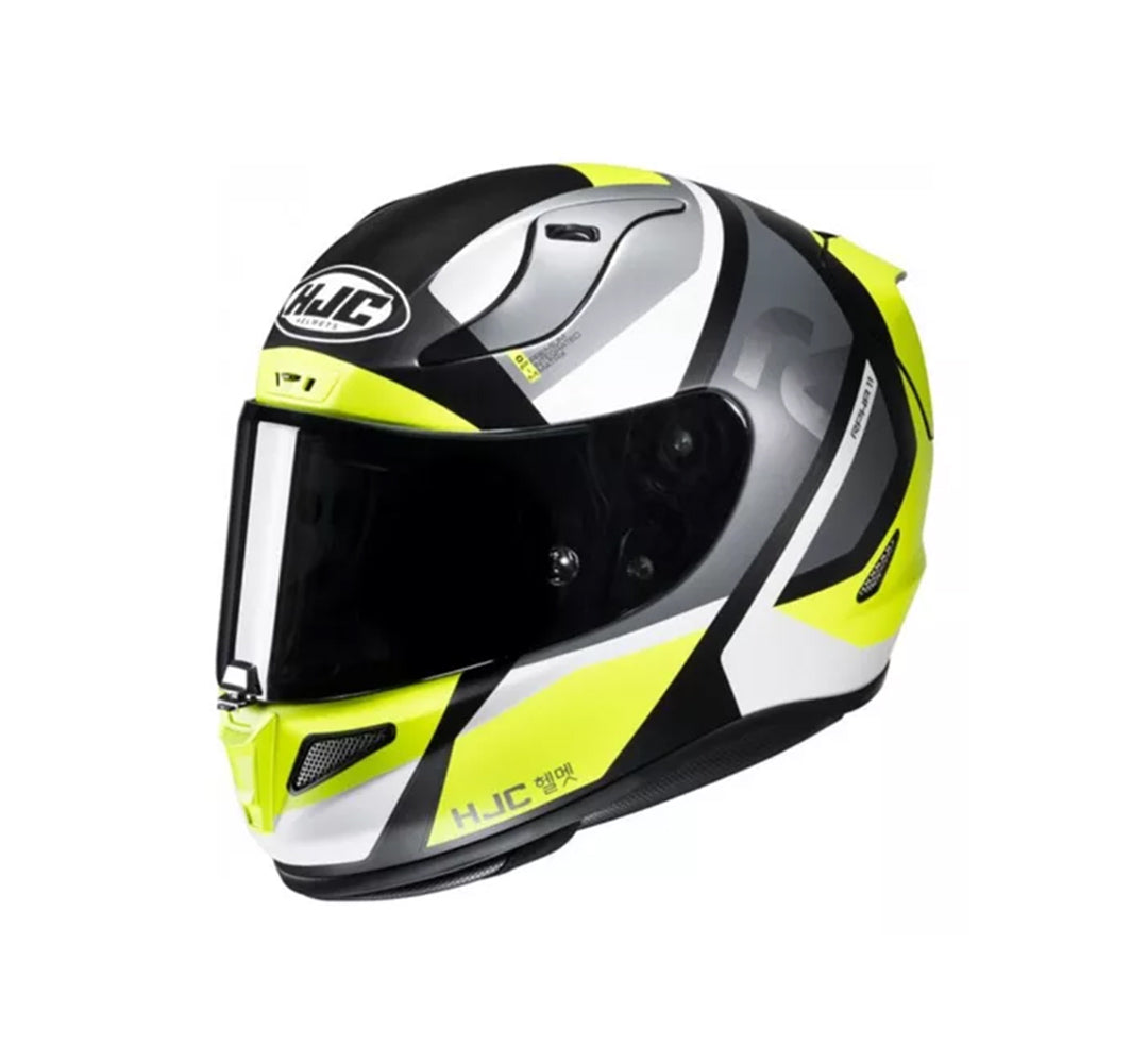 Capacete Hjc Rpha 11 Seeze Cinza e Verde