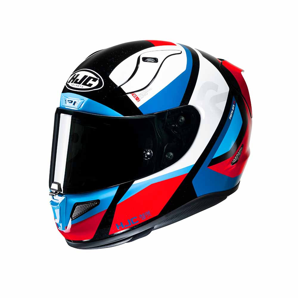 Capacete Hjc Rpha 11 Seeze Azul Vermelho e Branco