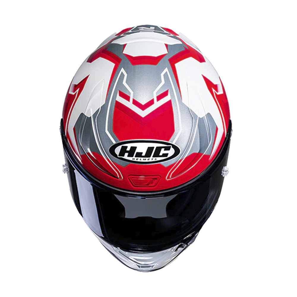 Capacete Hjc Rpha 1 Nomaro Vermelho Branco Azul e Cinza